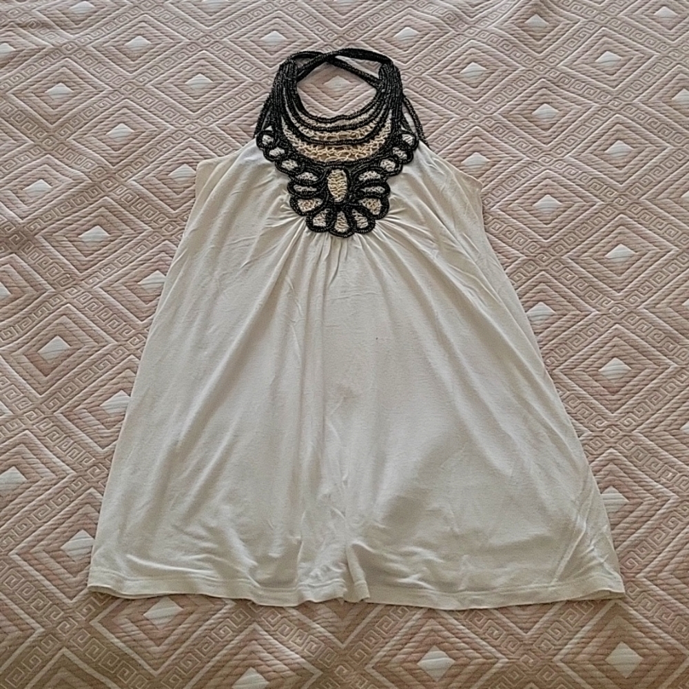 Queen Esther white top, Size S.